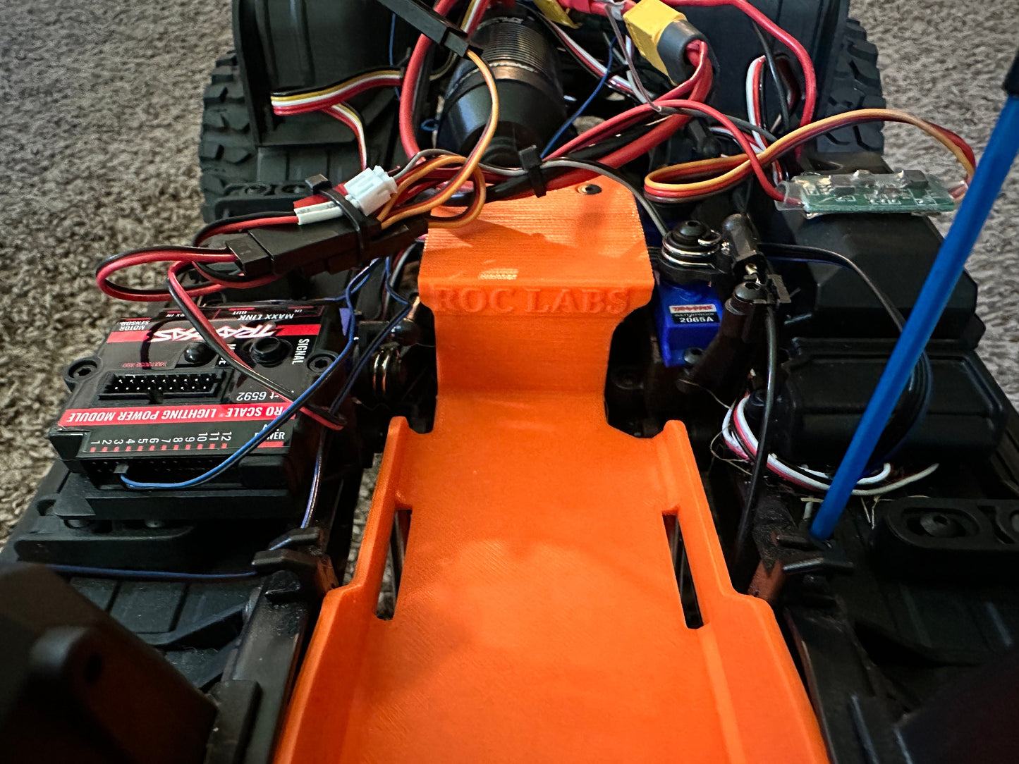 traxxas trx4 lcg battery tray bowhouse