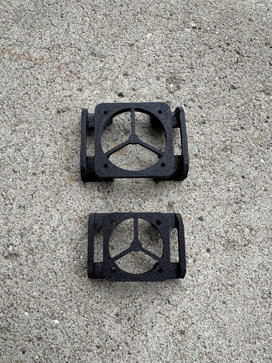 RC Motor Fan Mount: 30mm or 40mm, High Heat PETG