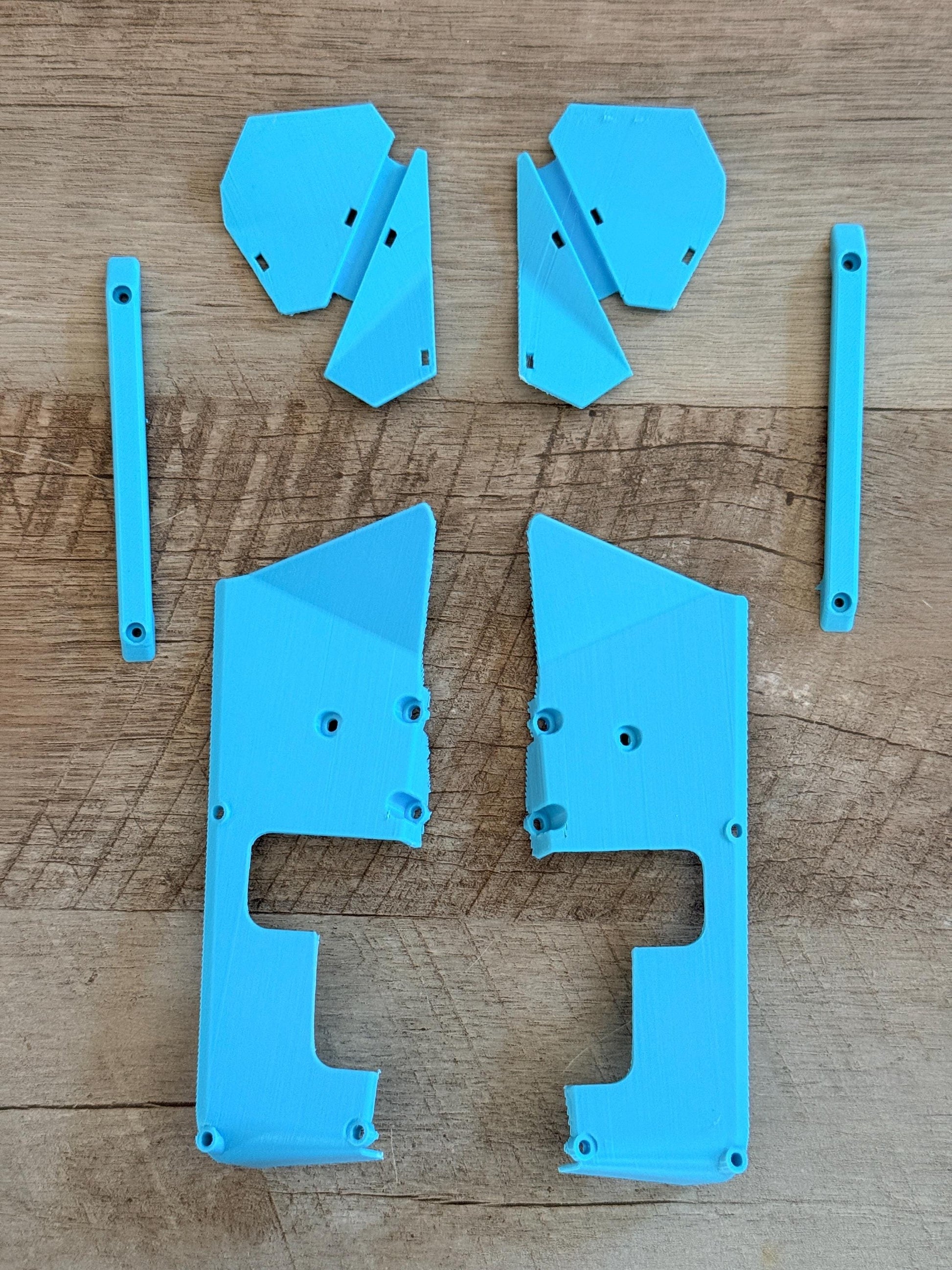 Vanquish H10 optic teal parts