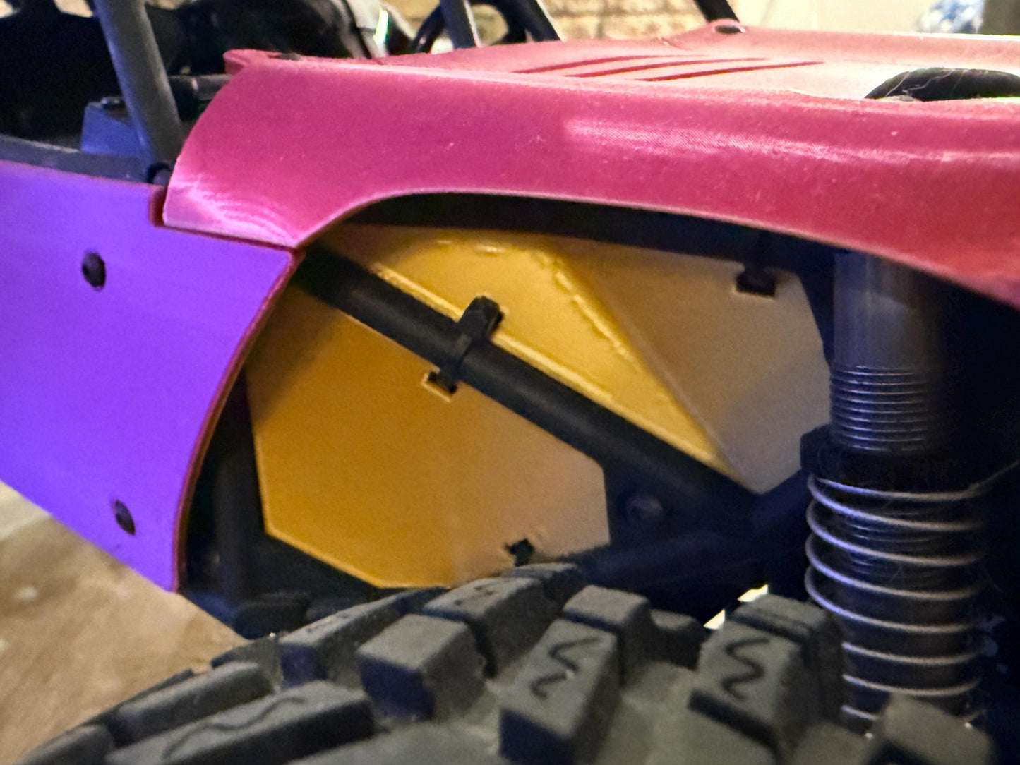 Vanquish H10 Optic Front Inner Fender Panels by Knight Customs