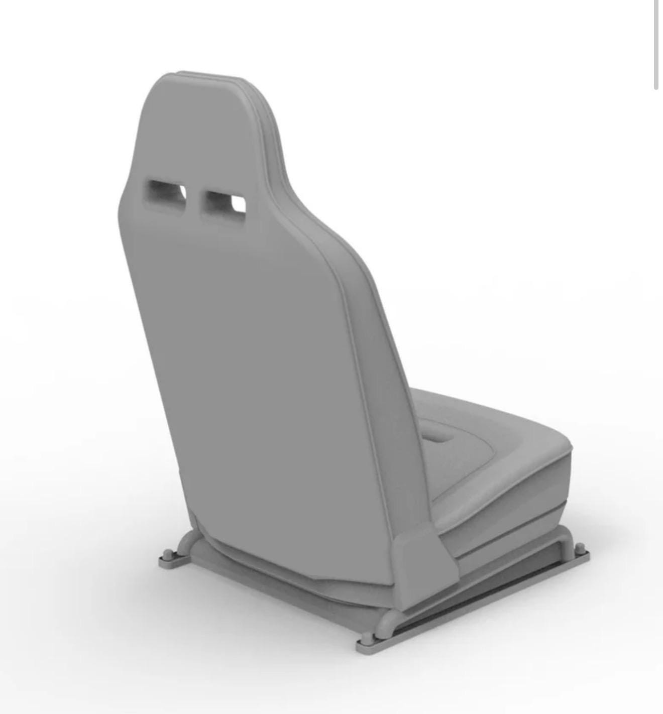 1/10 Scale RC Seat: Knight Customs Classic Style Interior Part